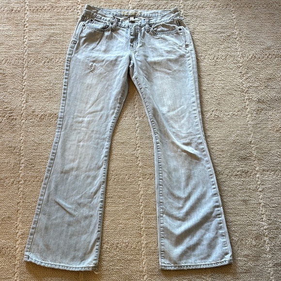 Abercrombie & Fitch Denim - Abercrombie & Fitch Light Blue Flare Wide Leg Jeans